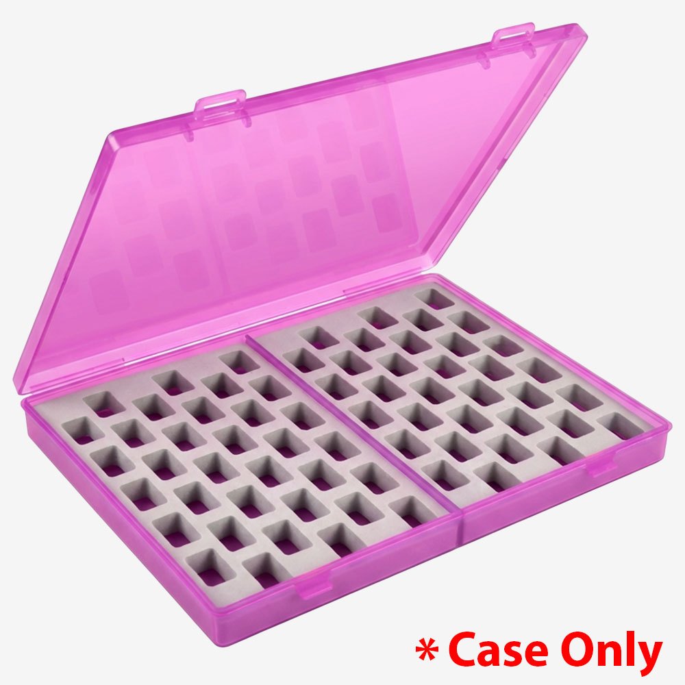 TEMU Boîte de rangement pour 66 bobines d'aiguille - Organisateur de grande compatible avec les machines à coudre et à broder Brother, , , , Juki,
