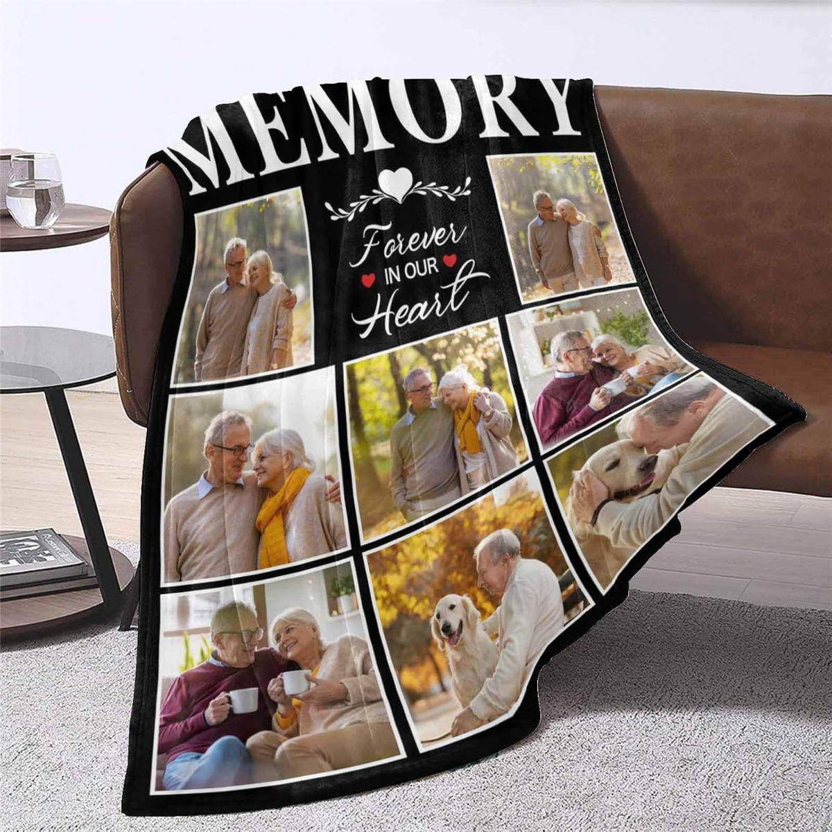 280Gsm Custom Flannel Blanket Personalized Picture Blanket