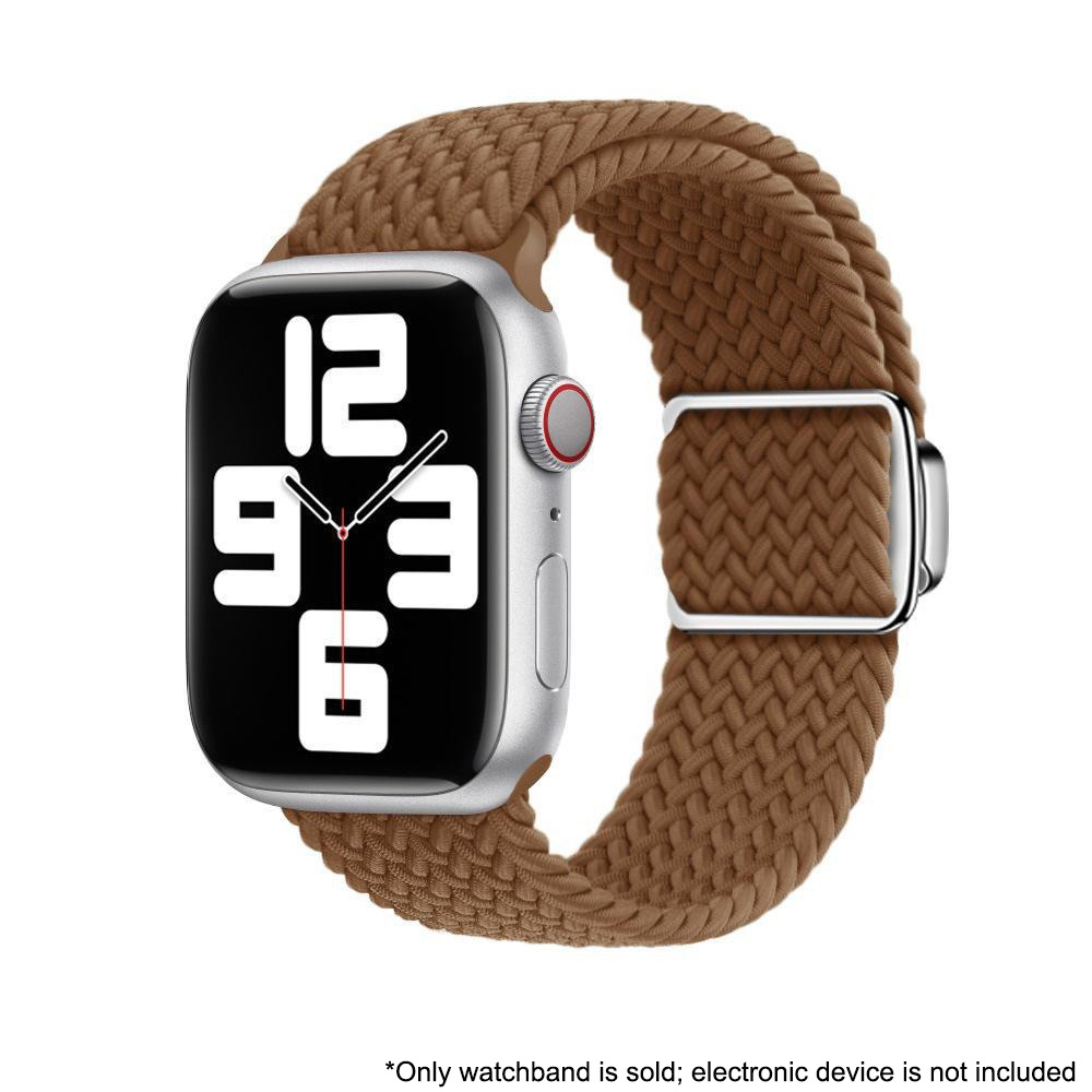 TEMU Elastic Magnetic Woven Nylon Watchband, Suitable For Watch Bands Of 38mm, 40mm, 41mm, 42mm, 44mm, 45mm, 46mm, And 49mm. Unisex, Soft Nylon