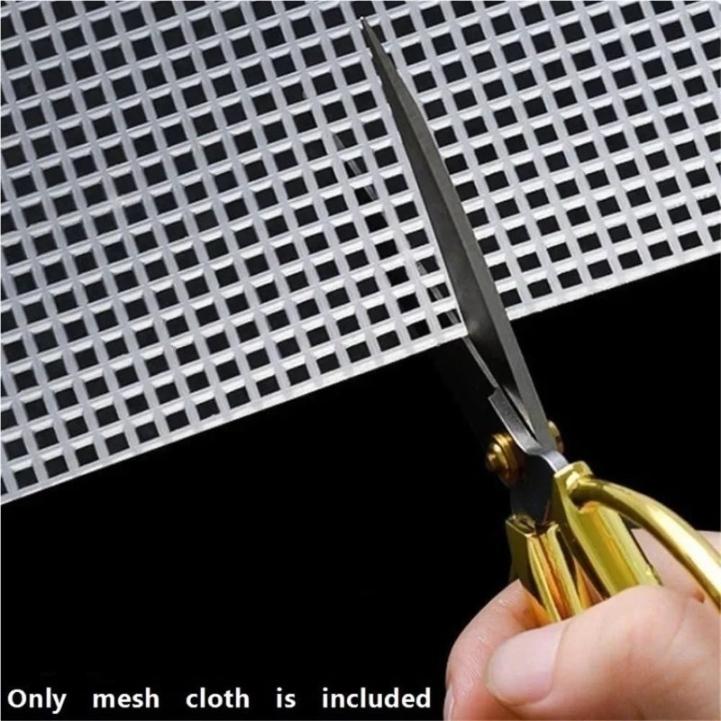 2pcs Plastic Mesh Canvas Sheets for Embroidery Crafting
