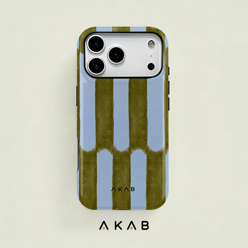TEMU Чохол для телефону - AKAB Блакитно- акварельний чохол 2-в-1 для Apple iPhone 17 16 15 14 13 12 11 Pro 15 14 Plus 17 Air Повний захист проти