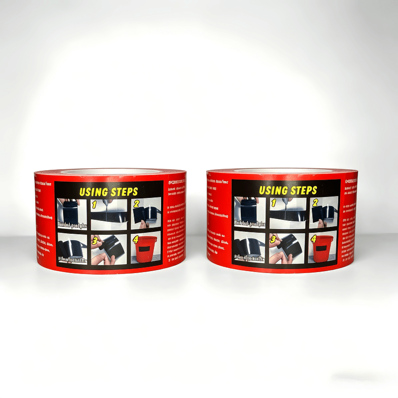 Image of 2 Rolls Of 500%[3 ] Stronger Leak-proof Tape-, Super, Suitable For Indoor And Outdoor Use, Very Suitable For Home, Rv, Roof, Pipeline, Swimming Pool-/transparent Option, Super Tape