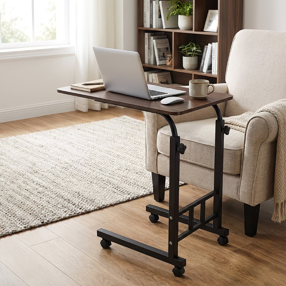 Image of 1 Set 40 X 60cm Lifting Table With , With Adjustable Height, Suitable For Living Room, Office, Bedroom, And Study