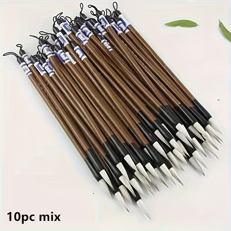 TEMU 10/ Traditional Chinese Brushes, Calligraphy Brushes, Regular Script Brushes