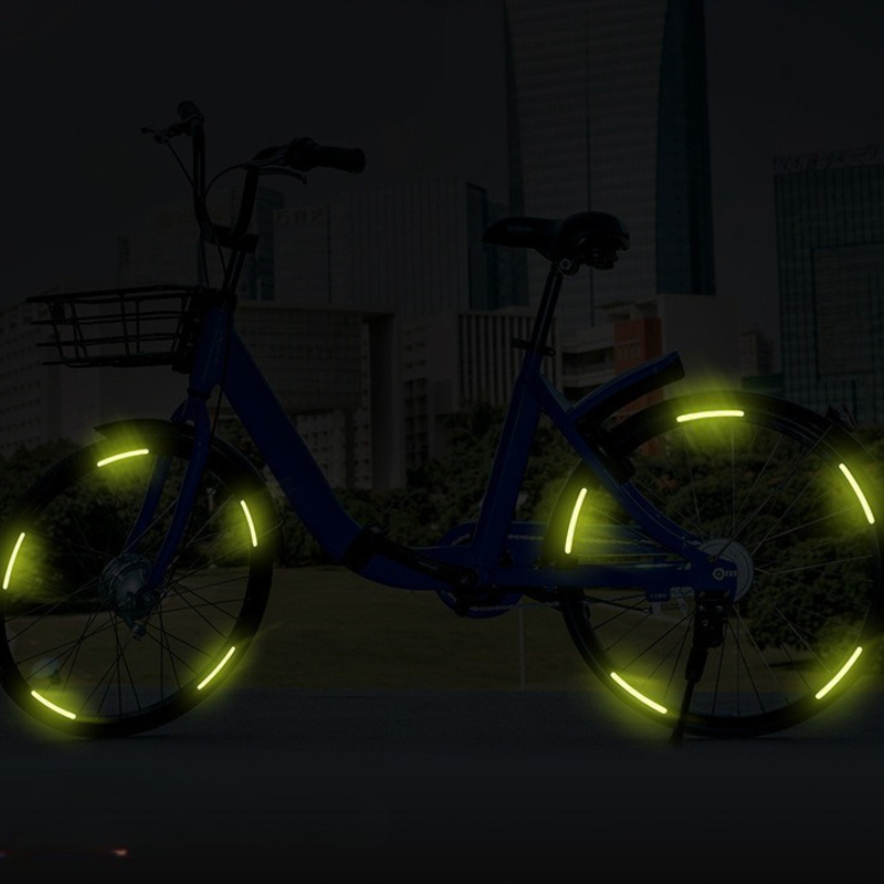 29pcs High Visibility Reflective Safety Warning Stickers for Vehicles & Backpacks