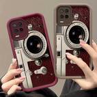 geschikt voor realme v135g hoesje, een stijlkeuze. perfect voor casual entertainment, een must-have mode-accessoire met anti-val functies en minimalistisch zacht siliconen ontwerp geïnspireerd door britse anime-illustraties in pastelkleuren, ideaal voor stellen