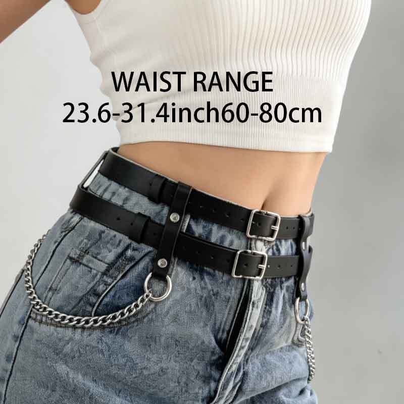 TEMU Cintura a catena regolabile a da donna, perfetta da abbinare a jeans, pantaloni cargo e pantaloni a larga per creare uno stile trendy e . per