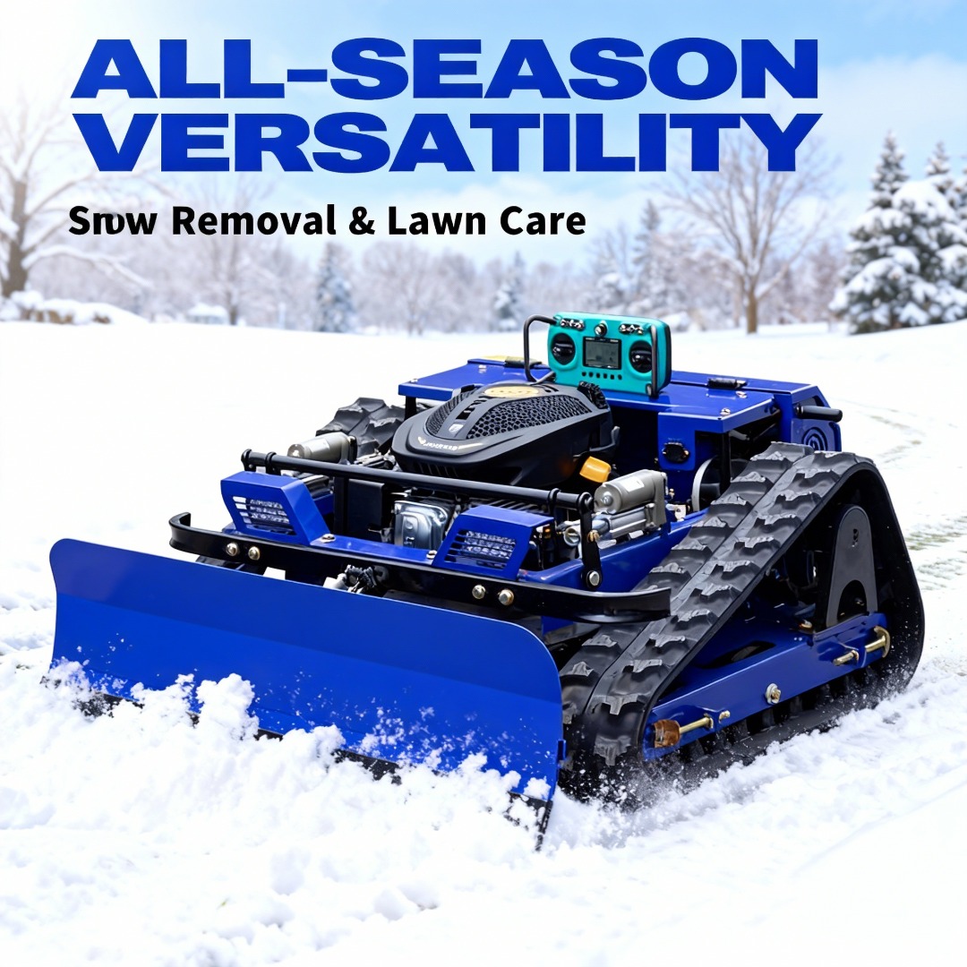 FY550-PL Remote Controlled Lawn Mower and Snow Plow