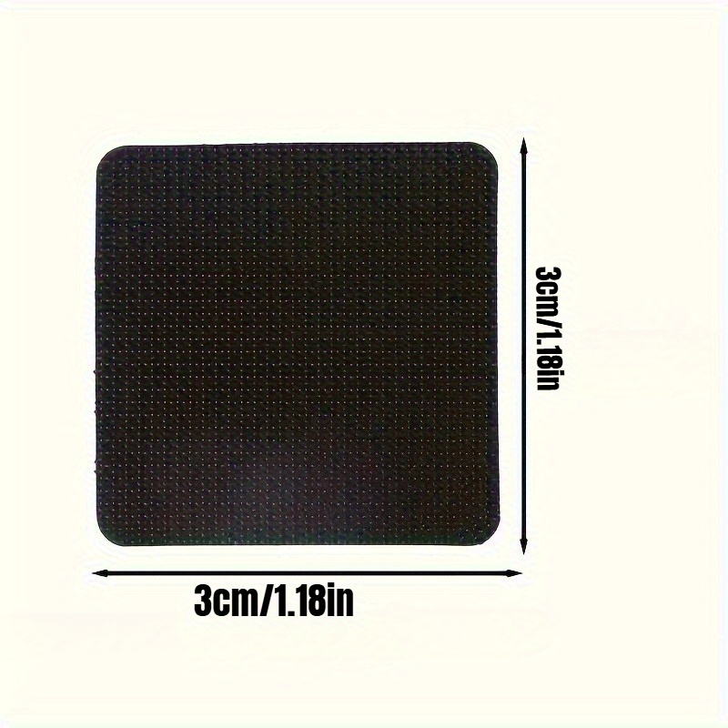 40 Bandes de Ruban Adhésif Double Face Robuste - Adhérence Antidérapante Super Forte, Ruban de Sol Antidérapant sans Résidu, Convient pour Tapis, Parquet, Carrelage, Bâche Huilée - Convient pour Maison, Bureau, Usage Commercial - Facile à Retirer et à Repositionner, Surface Texturée, Adhérence – Image 3