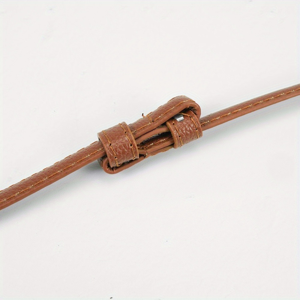 1pc Women's Slim Metal Belt with Buckle - Slim-Fit Dress Belt Suitable for Dresses, Suits, Blouses, Shirts - Casual, Office, Commuting Wear - Professional & Everyday Belt