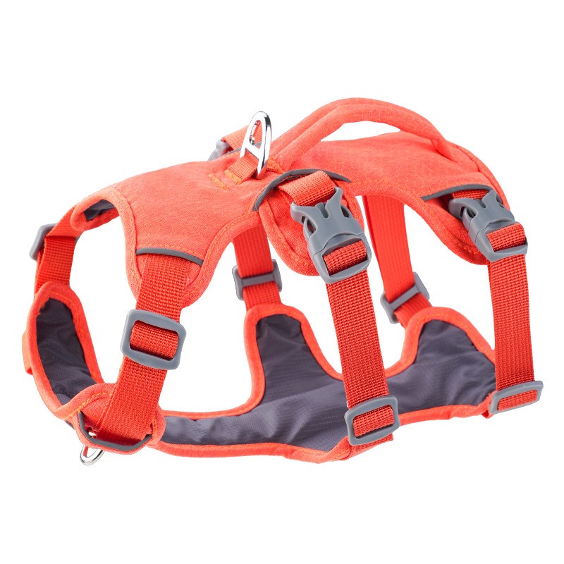 Comfortable Adjustable Dog Chest Harness with Quick-Release Buckles