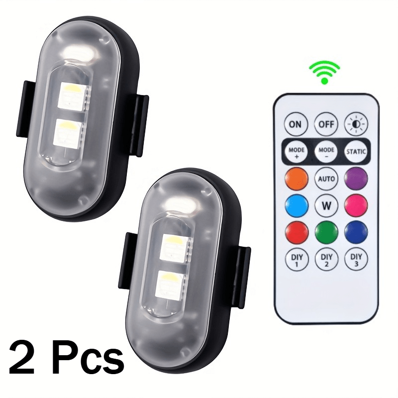 2/4pcs Rgb Halloween Led Ambient Decorative Lights, Ip65, 8pcs Gradient Light , Multicolor Neon Vibrant Light And Shadow, With Multifunctional Remote Control For Remote Dimming; And Strong