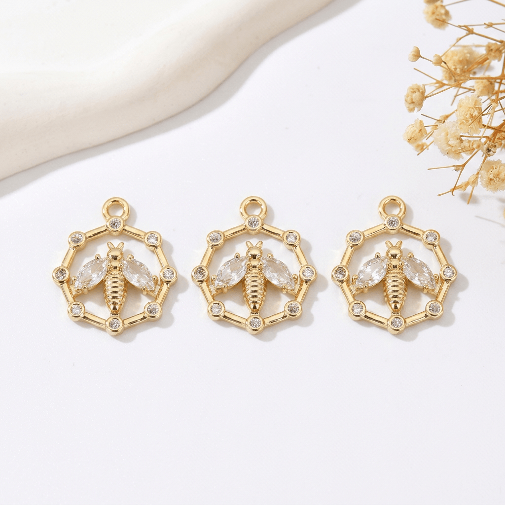 3pc Light Luxury Individual Bee Pendant Jewelry Set