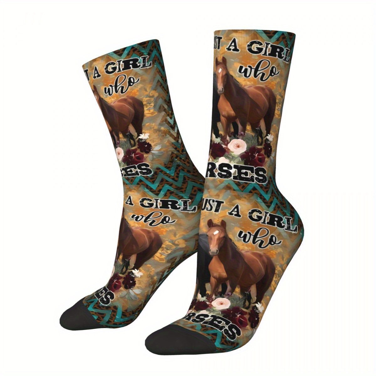 

Horses Printed Men's Novelty Socks