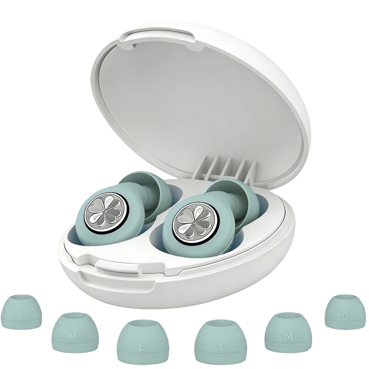 TEMU Sleep Earplugs, Reusable Earplugs| Super Comfortable, Suitable For Sleep, Focus, And Travel, With 6 Earplug Tips, Reusable, With A Storage Case