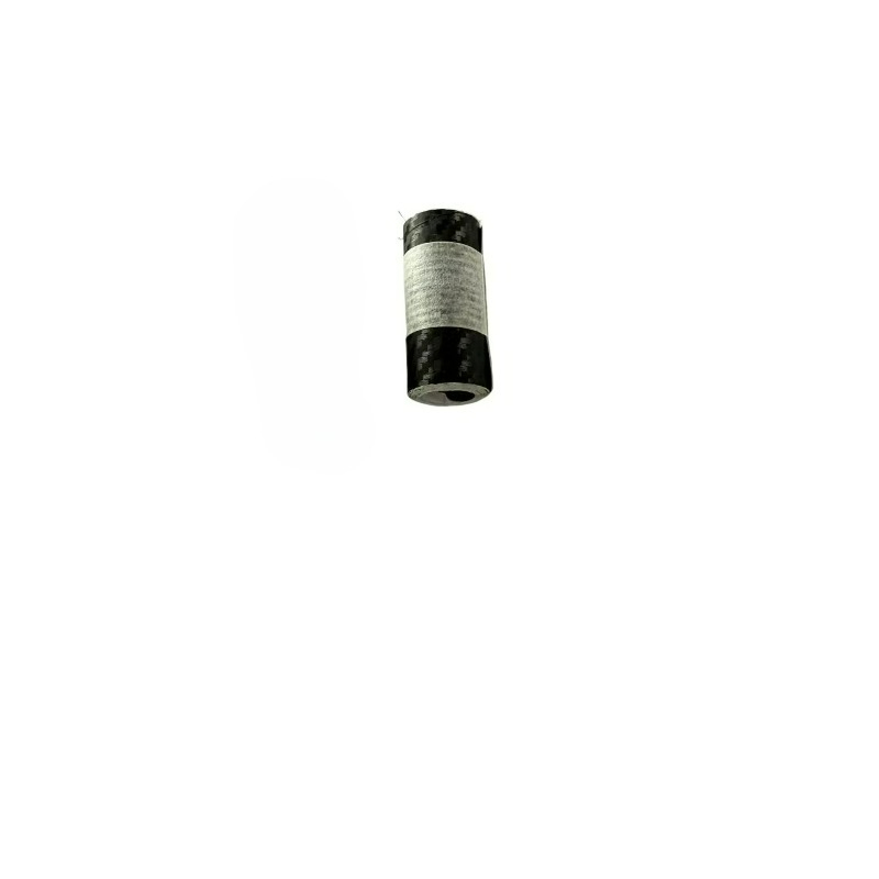 TEMU Set de stickers de fibra de carbono de 37.4 pulgadas, stickers decorativos negros para parachoques y puertas de coche, película autoadhesiva,