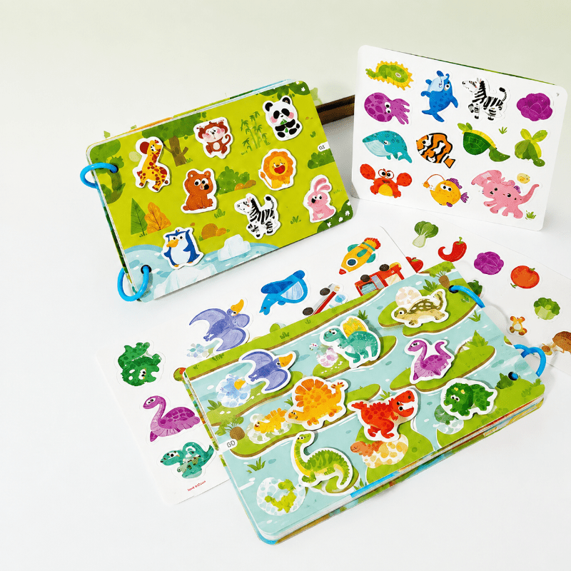 Educational Interactive Learning Sticker Book for Children
