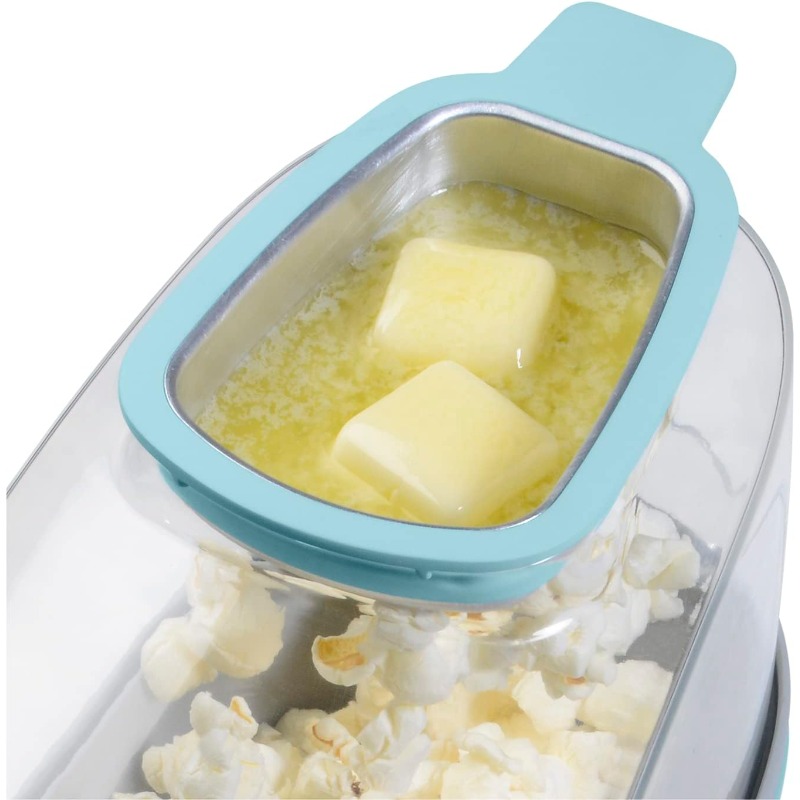 plus hot air popcorn popper machine 18 cup capacity built in measuring cup butter melter like operation cord wrap   easy clean     maker with   on off switch   Product details 4