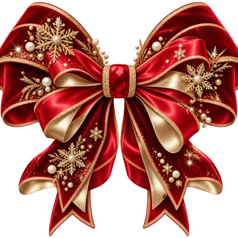 TEMU 1pc 2d Flat Pattern, Christmas Window Stickers Glass Static Cling Stickers, Window Decals, Glass Murals, Window Flowers Red Ribbon Bow Golden