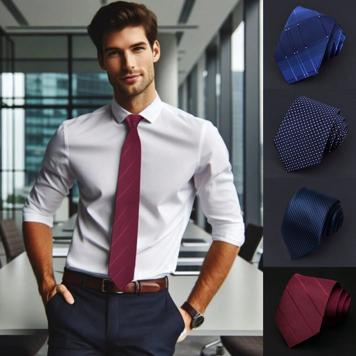 Men's Fashion Tie Set