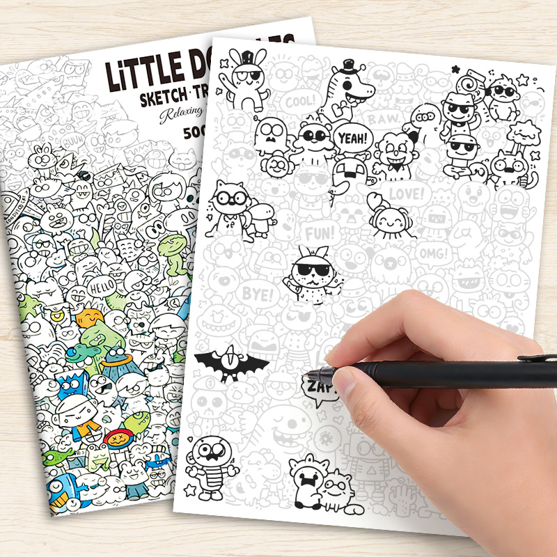 Stress-relief Doodle Book, Featuring Exquisite Doodle Patterns For You And Color, Aims To Provide A And Creative Outlet For Your Mind. You're An Art Enthusiast Or To Stress
