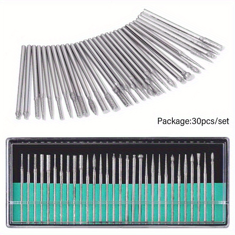 5styles-30pcs/box Nail Drill Bit Rotery Electric Milling Cutters Clean Rotary For Pedicure Manicure Files Cuticle Burr Nail Tools Accessories