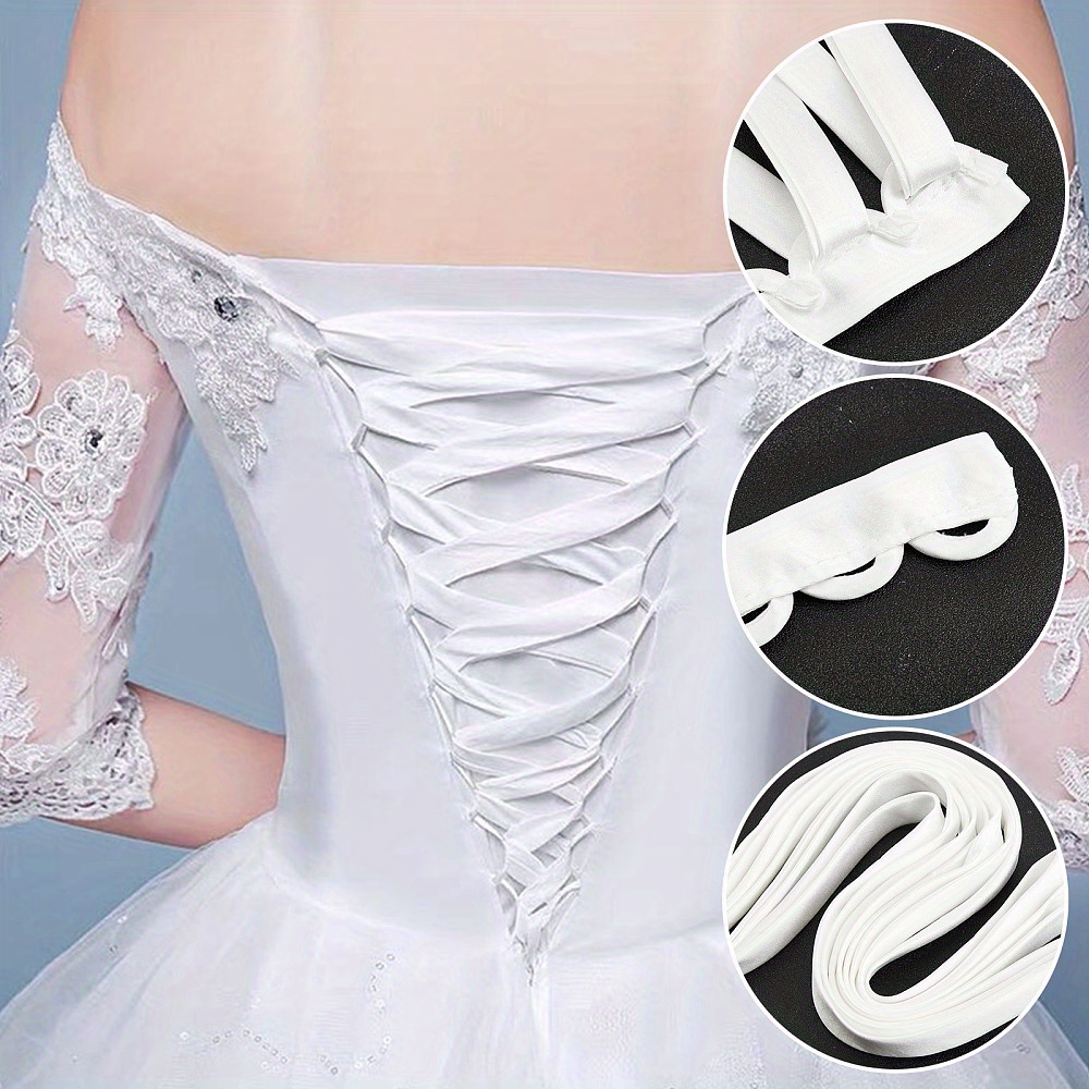 chinese dress ladies NBEADS Corset Kit Dress Zipper Replacement, Adjustable Fit Satin Corset Back  Kit Wedding Dress Corset Kit Lace-Up Satin Ribbon Corset Back Kit for  Formal Prom Dress Gown, Lavender Blush at Amazon Women's main image 1