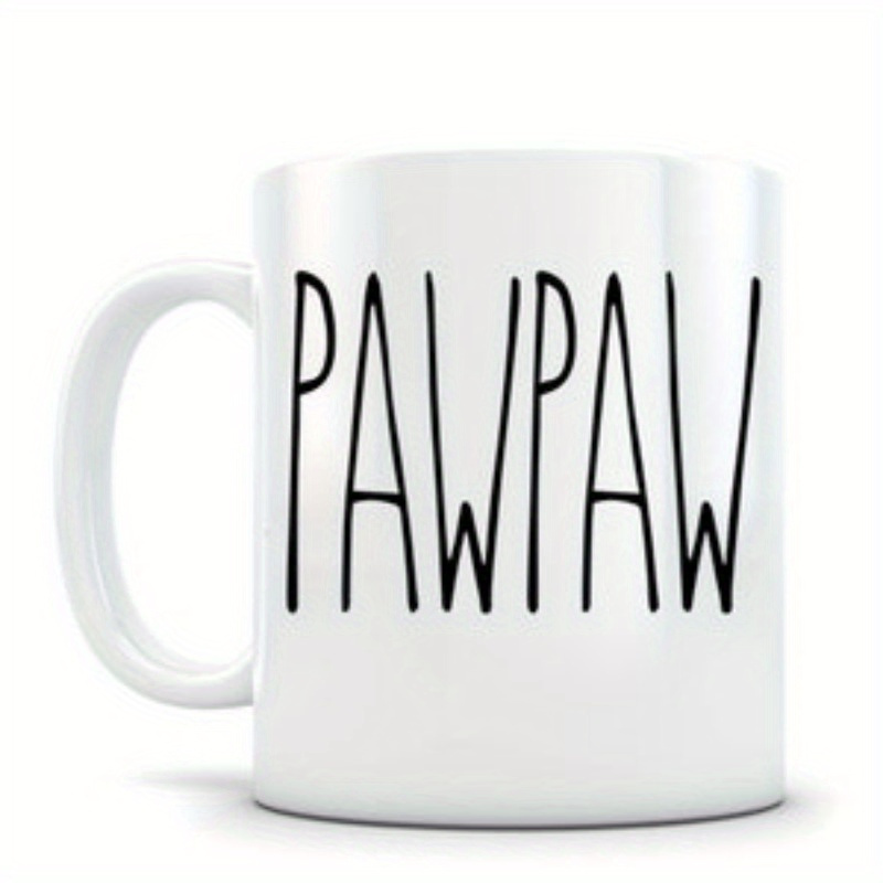 TEMU 1pc, Papaya Mug, Birthday Gift For Papaya, Father's Day Gift, Grandfather Gift, Mug For Grandfather, Christmas Gift For Dad