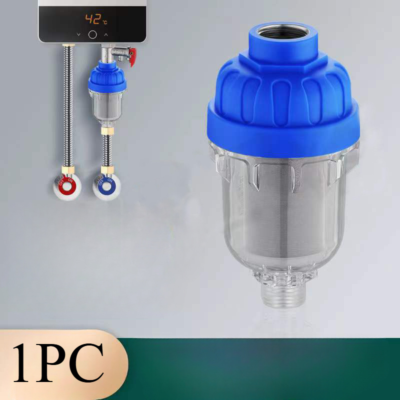 TEMU 1pc Rv Water Filter, Multi Functional Scale Water Filter - Water Purifier Accessories - Suitable For Household Outdoor Rvs-washable, Camping