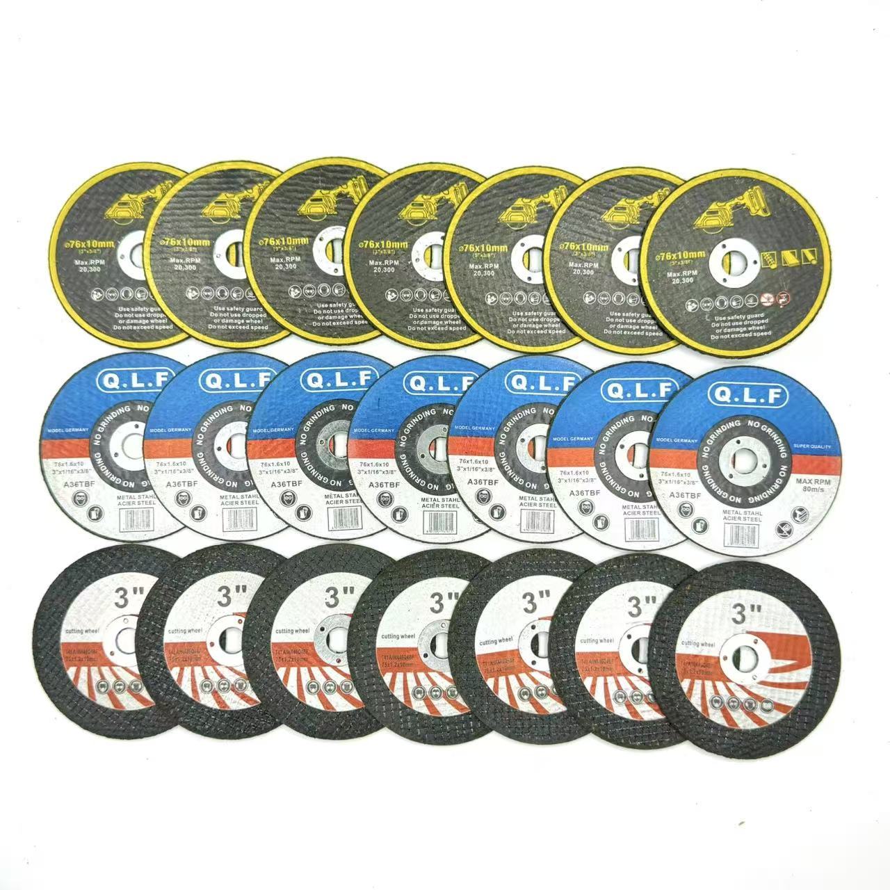 TEMU 21pcs Super-strong Resin Cutting Discs, Ultra-thin Cutting Discs, Portable Metal Cutting And Polishing Tools, 76mm ( 3inch) Resin Cutting Discs,