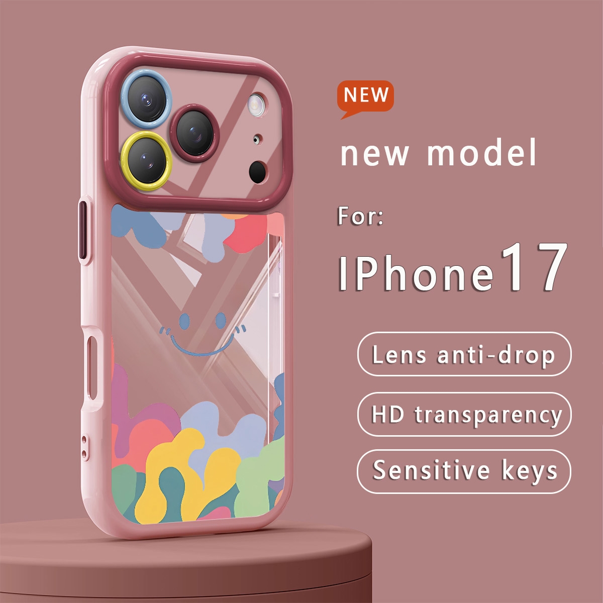 TEMU Phone Case - Adopting Creative Floral Cartoon Design, Suitable For Men And Women's Phone Cases, Suitable For Iphone