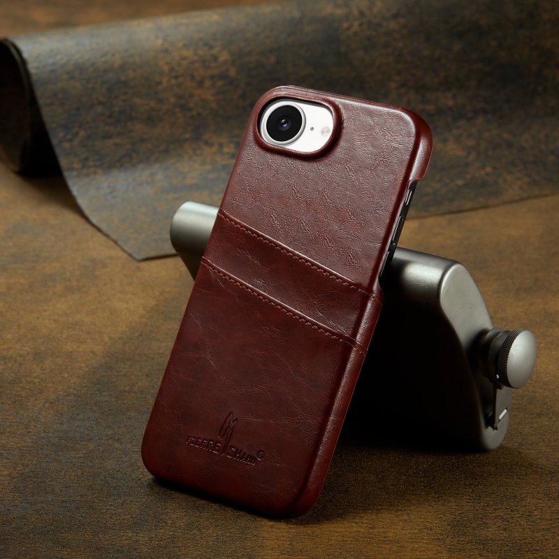 TEMU Phone Case - Thin And Easy Card Slot Phone Case Is Suitable For Iphone 17e Phone Case, Delicate Iphone 16e Fashion Half-pack Phone Case