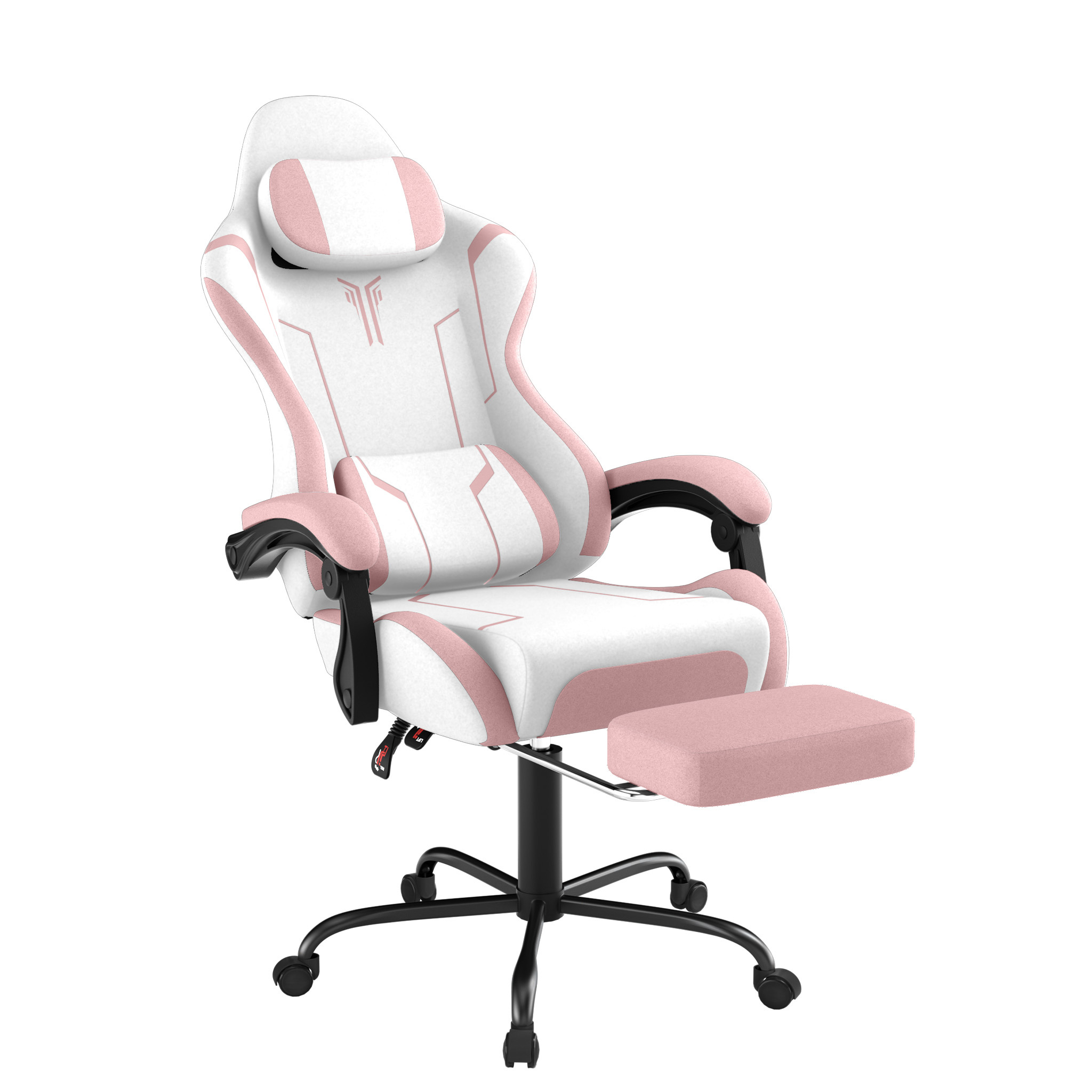 TEMU Gaming Chair 150 Kg Office Chair Desk Chair Gaming With Lumbar Cushion And Headrest, Height Adjustable Ergonomic Gaming Chair