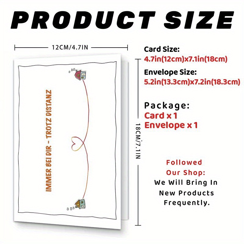 E-shop Umschlagdesigns und herzliche Botschaften Deutsche Karte, Das schönste Geschenk ist , die wir verbringen! Ideal für Partner, Freunde, Familie