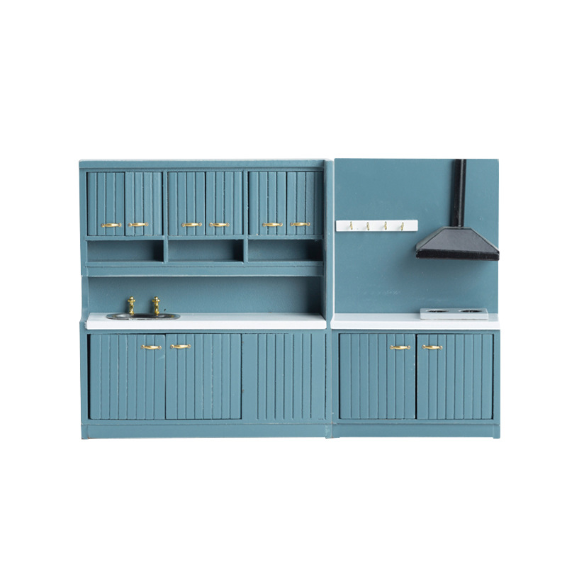 1:12 Scale Miniature Simulated Kitchen Furniture Set