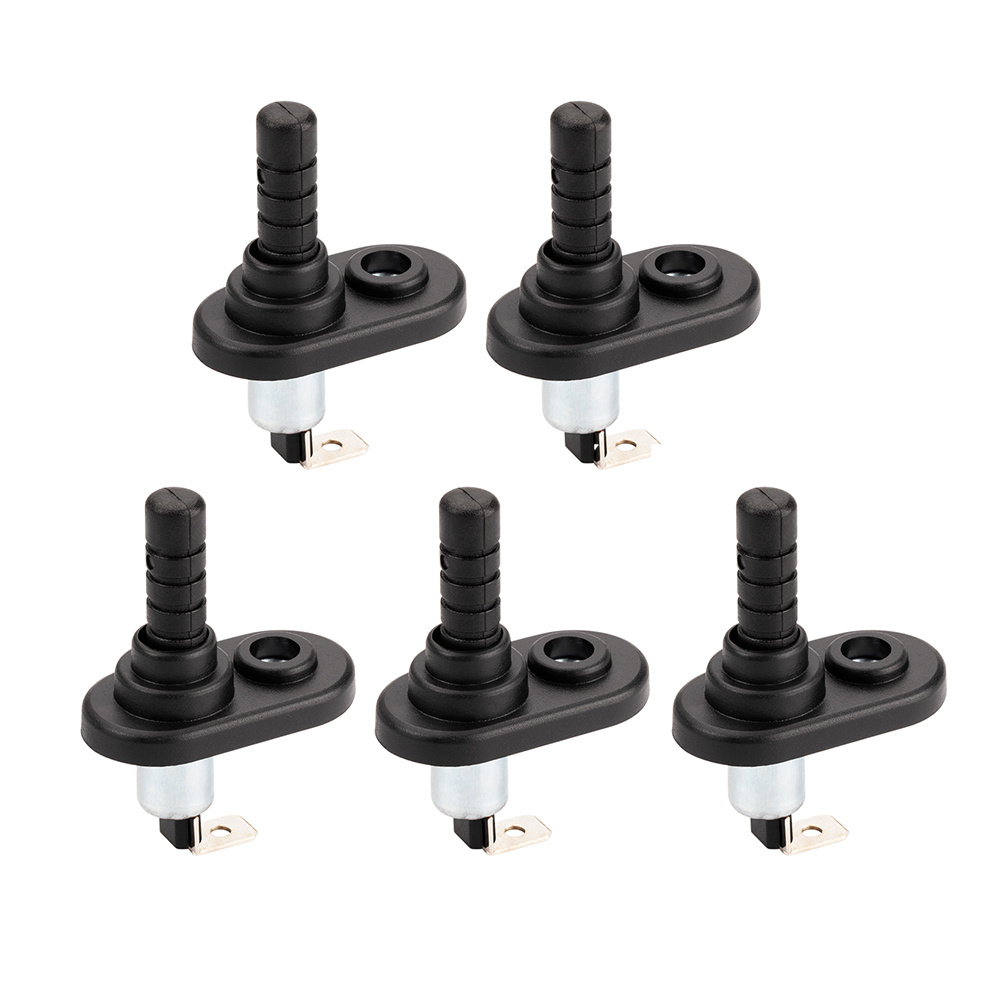TEMU Set Of Lock Switch Type Side Panel Flange Lamp Shade Mounting Brackets, Nickel-plated Universal Type (with Rubber Sleeve), Suitable For Cars,