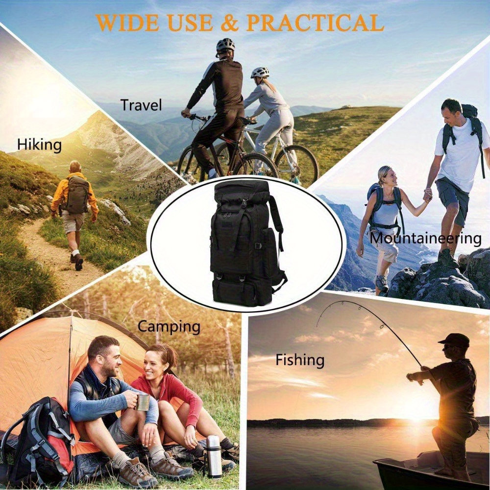 75L Jungle Large Capacity Backpack for Mountaineering & Camping