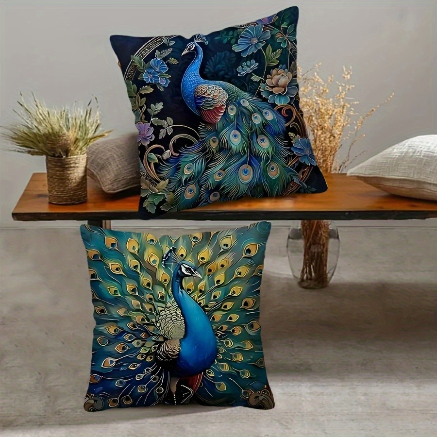 4pcs vibrant   plush pillow covers double sided   zipper closure machine washable polyester ideal for daily use special occasions like valentines mothers day   halloween thanksgiving christmas decorative pillows Product details 6