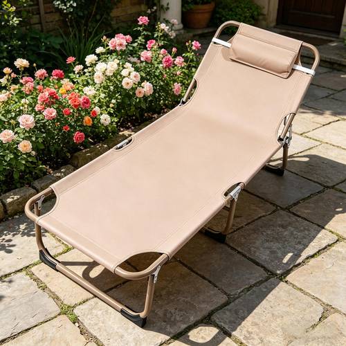 2027 new multifunctional outdoor folding recliner suitable for home office and outdoor season foldable recliner