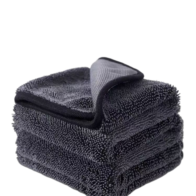 Image of 8pcs Set Of Fiber Cleaning Cloth, Multifunctional, Lint Free, Kitchen And Bathroom Towels, Suitable For Car Washing, Polishing, Waxing And Detailing, Used In Living Rooms, Glass And