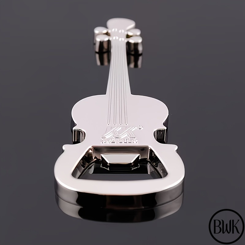 TEMU Apribottiglie a forma di chitarra , apribottiglie stile chitarra metallica, ciondolo regalo , per regali o decorazioni