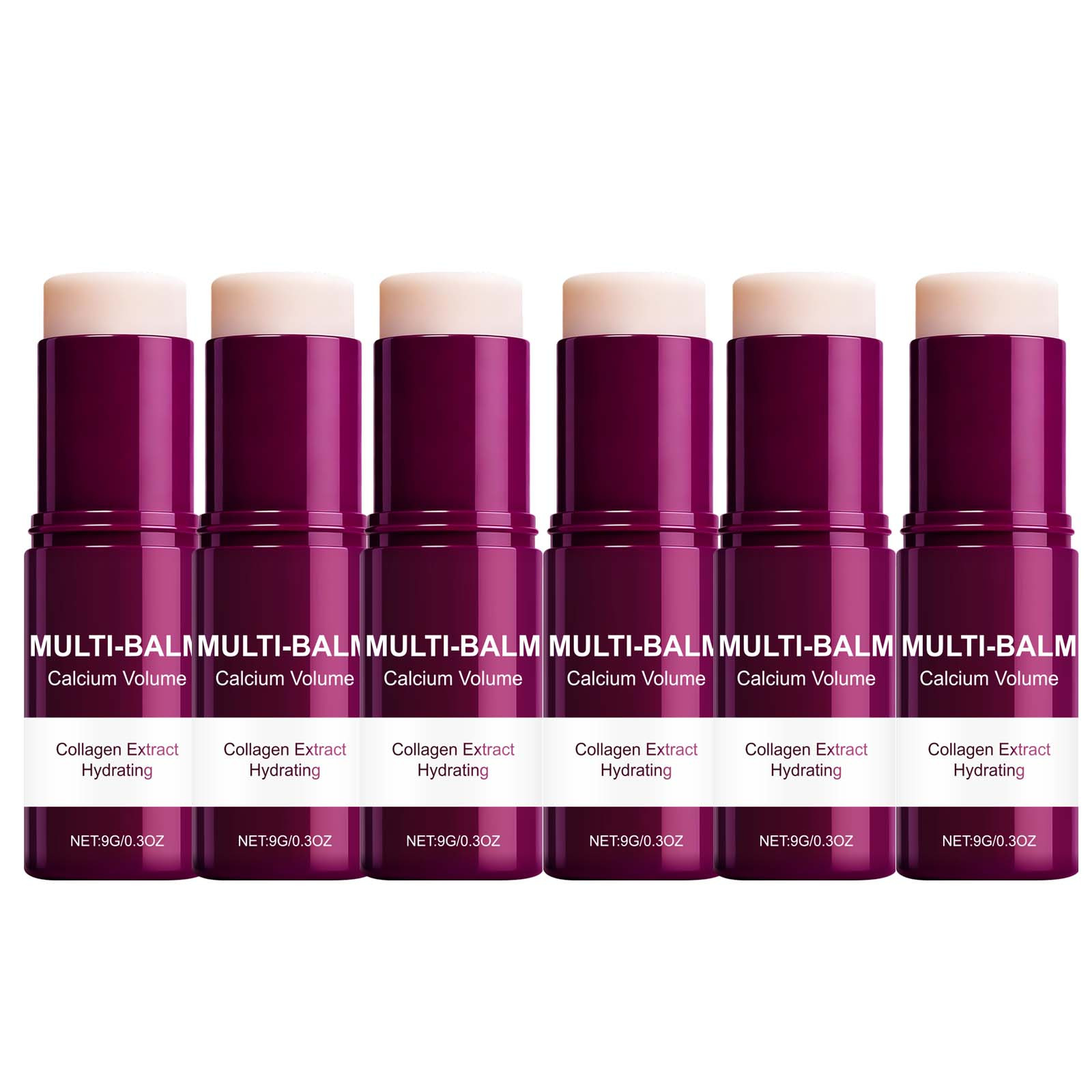 Image of 6pcs Deep Moisturizing And Moisturizing Sticks, Designed For Puffy Eye Bags, Dark Circles, And Aging Skin. After Use, Can Facial Skin, Increase Skin Moisture, Reduce Signs Of Aging