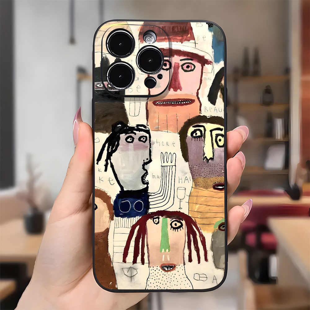 abstrakte kunst hssliche handyhlle for iphone 16 11 15 14 - Temu Germany
