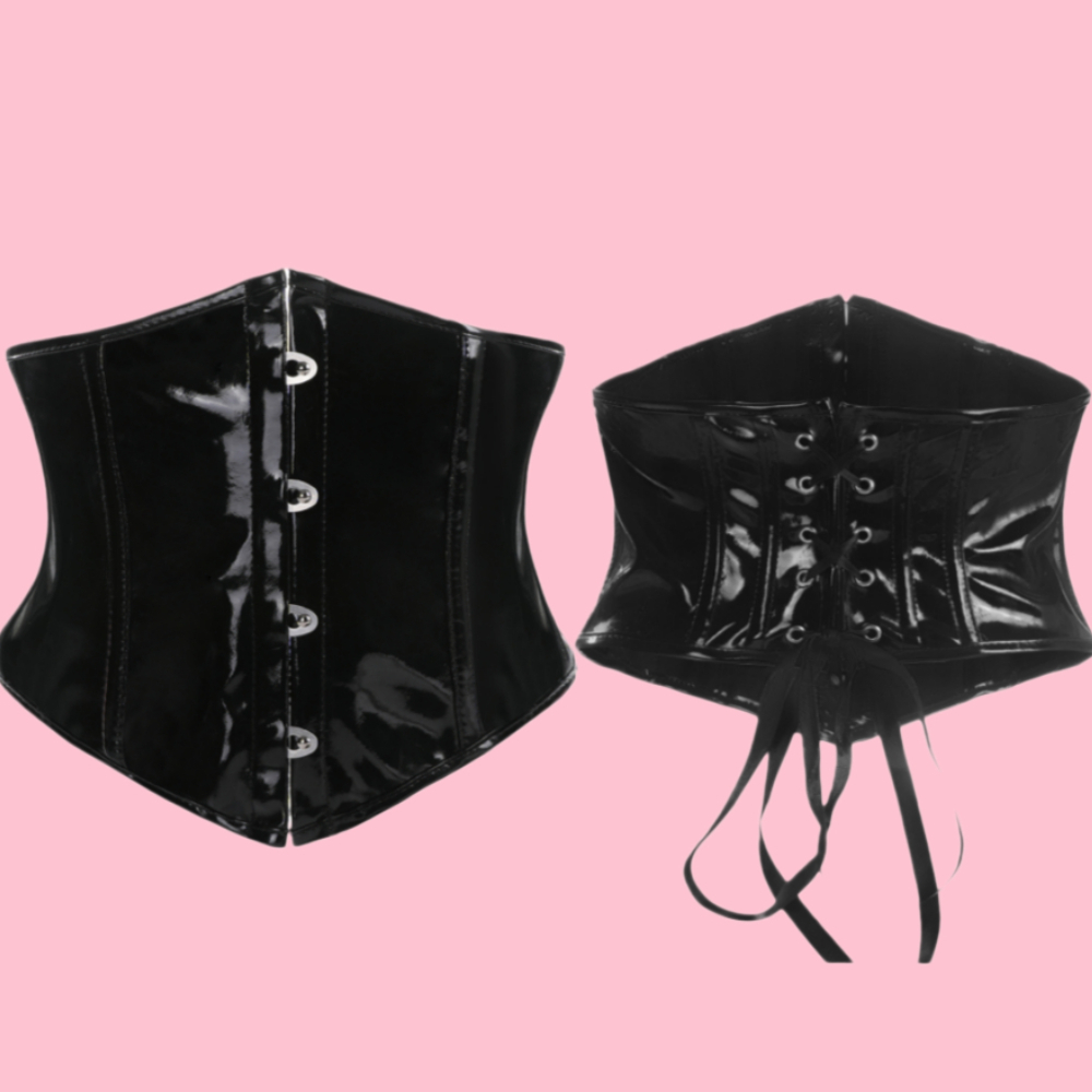 TEMU 1 pièce Cintrete de gainage à 4 boutons court pour femme, corset gainant pour le ventre, adapté pour les fêtes et
