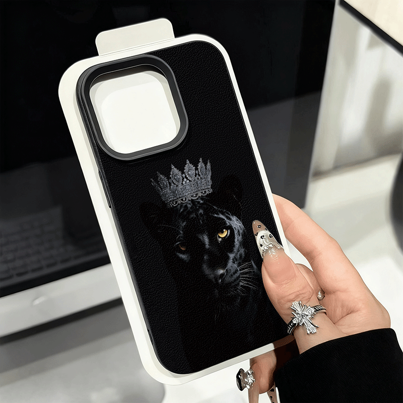 TEMU Phone Case - A New Stylish Phone Case With A Mysterious Vibe, Featuring A Lychee Texture, Made Of Tpu To Protect Against Drops, Compatible With
