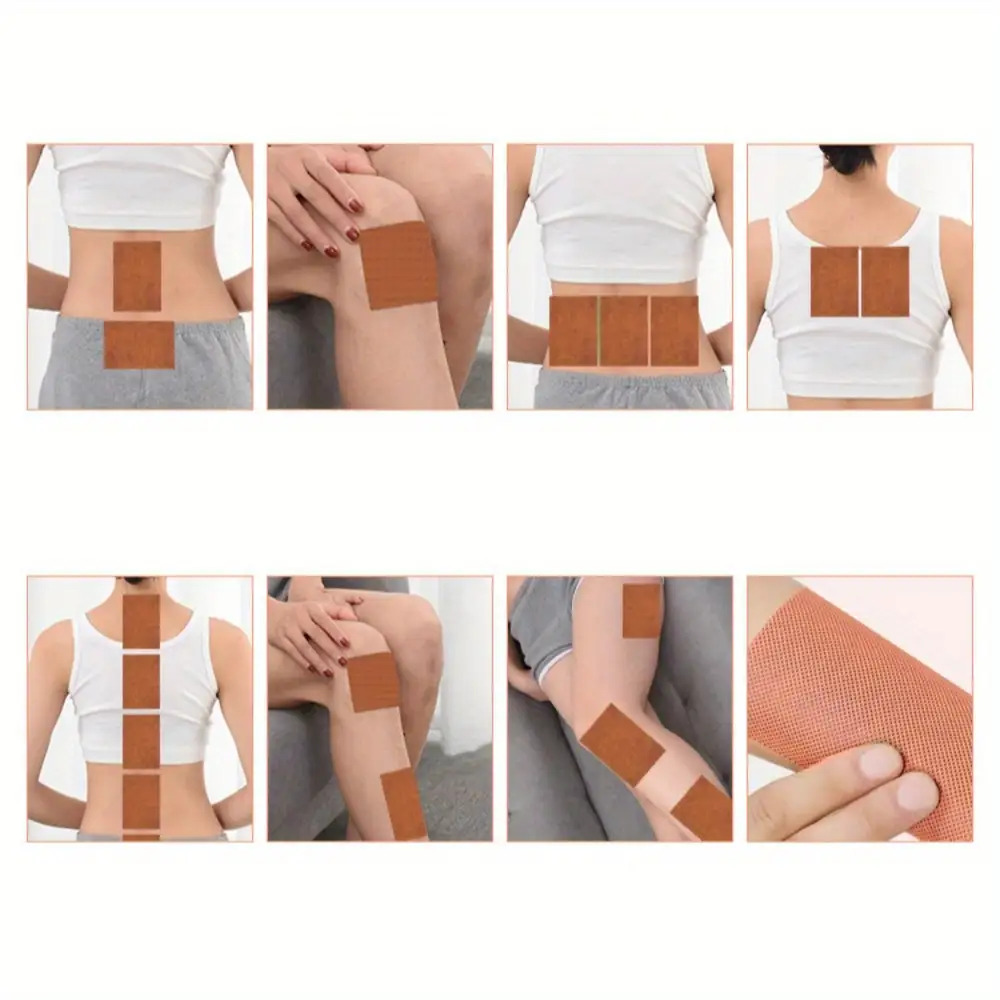 300/100/500pcs -Black Ointment Patches for Cervical Vertebrae, Lumbar Intervertebral Discs, Neck, Shoulder, Waist And Leg Traditional Chinese Medicine Patches Medicine-6-8 Hours of Heat.Ideal for Home, Office, And Travel