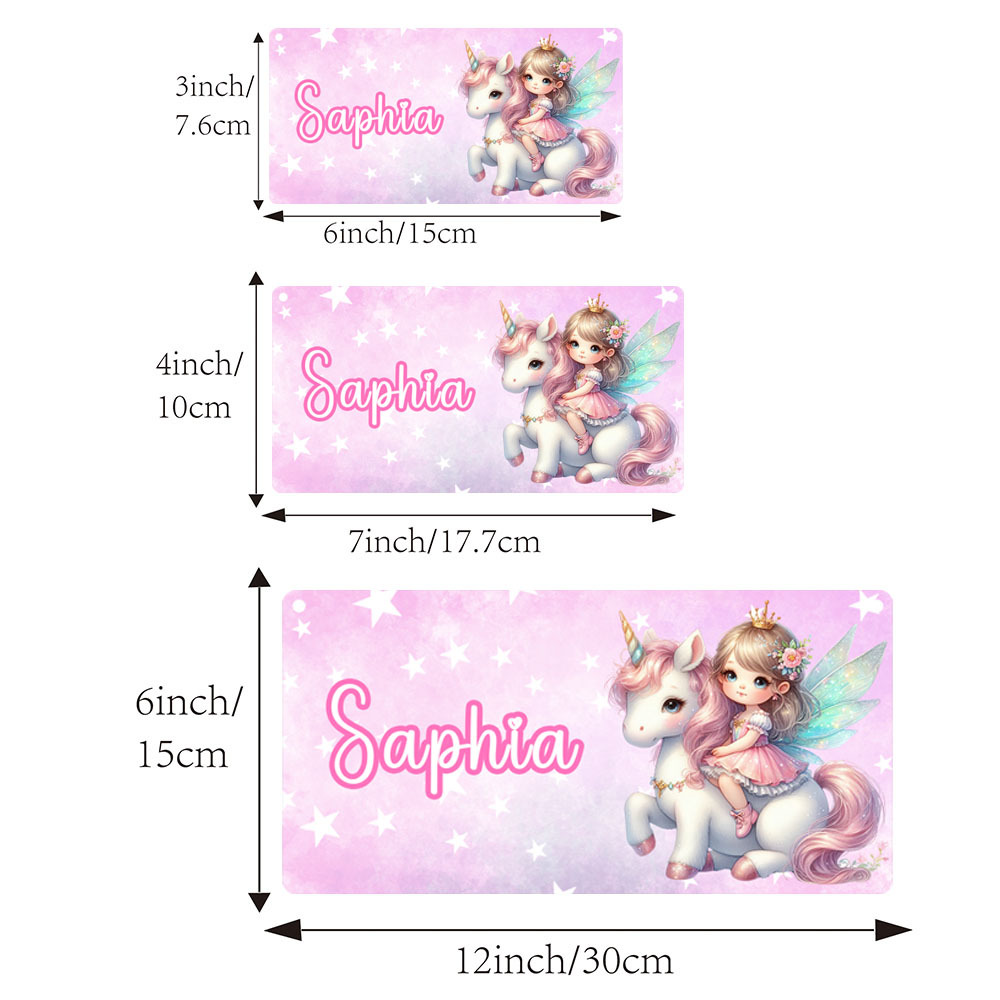 TEMU [2d Flat] 1pc Of Custom Name Decor, Perfect For Garden, Home, Living Room, Or Bedroom. Note That License Plate Rope Is Not Included