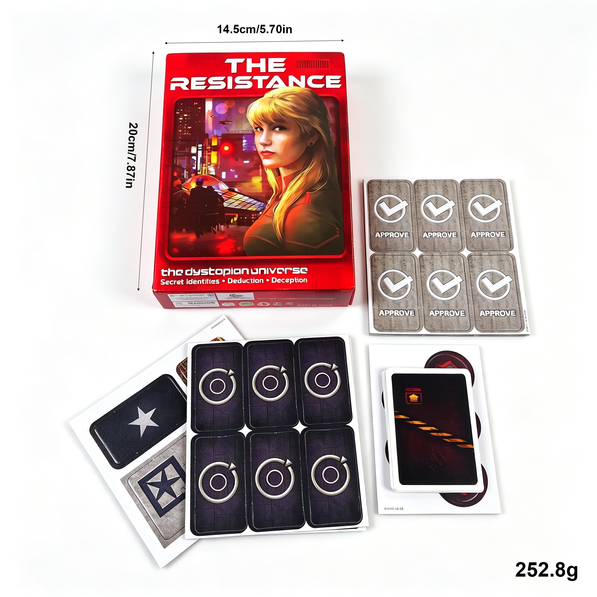 La Resistencia" es un juego de mesa de cartas de deducción social para fiestas, un jueg...