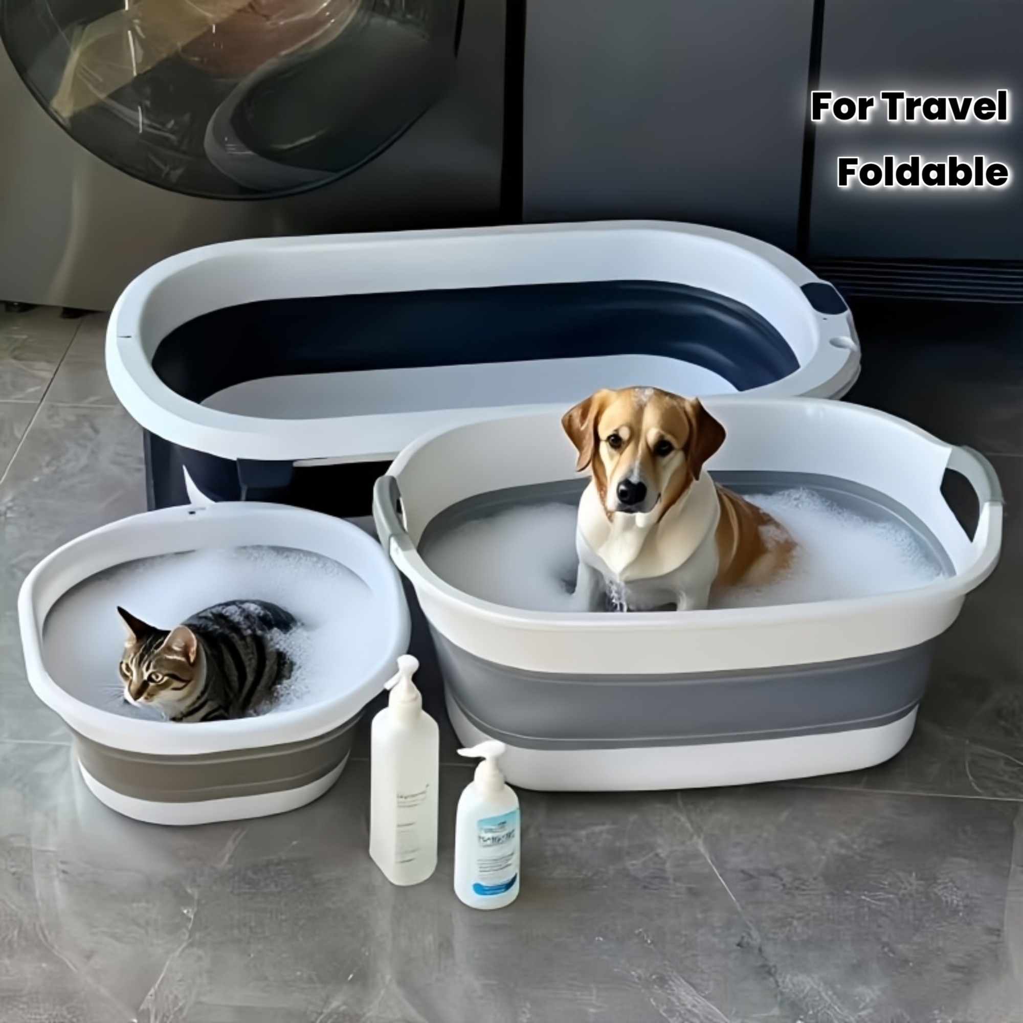 pet supplies portable dog grooming tub