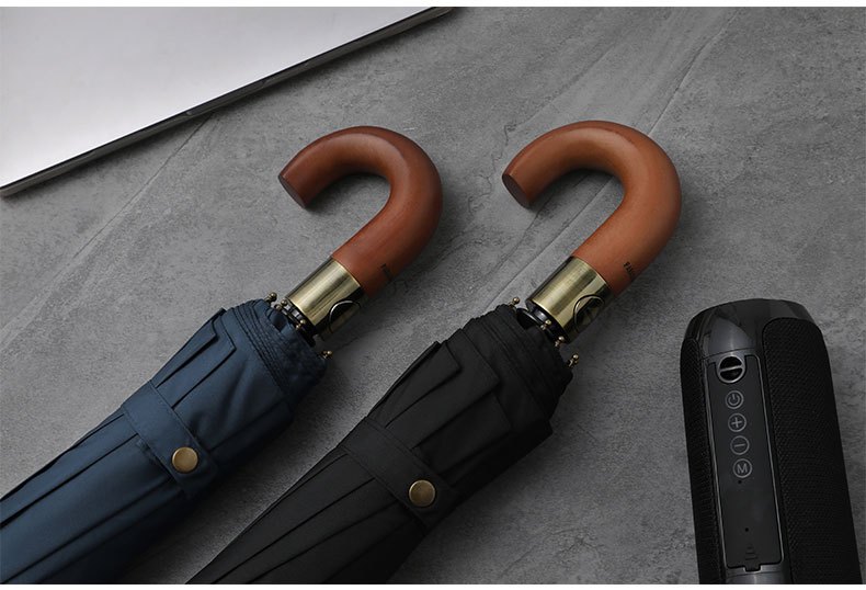 Large Automatic Umbrellas for Men And Women, Suitable for Golf, Featuring a Vintage Design, Windproof Structure, And 10 Ribs.